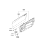 Diagram for 2016 Hyundai Genesis Coupe Door Hinge - 79310-2M000