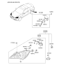 Diagram for Hyundai Santa Fe Fog Light Bulb - 18649-55009-H