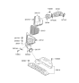 Diagram for 2009 Hyundai Genesis Coupe Air Duct - 28210-2M000