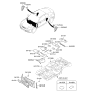 Diagram for Hyundai Genesis Coupe Dash Panels - 84120-2M000