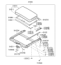 Diagram for 2008 Hyundai Genesis Coupe Weather Strip - 81613-2M000