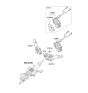 Diagram for Hyundai Tucson Turn Signal Switch - 93410-2M000