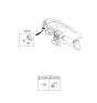 Diagram for 2010 Hyundai Genesis Coupe Dimmer Switch - 93720-2M000