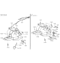 Diagram for 1992 Hyundai Excel Heater Core - 97123-24000