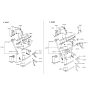 Diagram for 1992 Hyundai Sonata Back Up Light Switch - 93860-36000