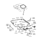 Diagram for Hyundai Excel Door Lock - 95790-24000