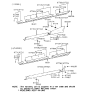 Diagram for 1991 Hyundai Excel Door Moldings - 87741-24100