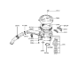 Diagram for 1989 Hyundai Excel Air Filter - 28117-21340