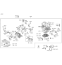 Diagram for 1994 Hyundai Excel Automatic Transmission Filter - 46321-36001