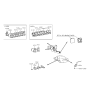 Diagram for 1992 Hyundai Excel Door Lock Switch - 93750-21112