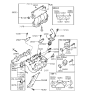 Diagram for Hyundai Excel Intake Manifold - 28310-24501