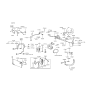 Diagram for 1991 Hyundai Excel Drive Belt - 97713-24710