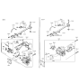 Diagram for 1991 Hyundai Excel Fuel Injector - 35310-24000