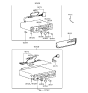 Diagram for 1991 Hyundai Elantra Fuse - 91834-21100