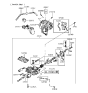 Diagram for 1993 Hyundai Excel Throttle Body Gasket - 32178-21601