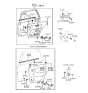 Diagram for 1990 Hyundai Excel Ashtray - 83750-24500-FD