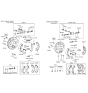 Diagram for 1991 Hyundai Excel Brake Bleeder Screw - 58346-21321