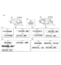 Diagram for Hyundai Excel Emblem - 86311-24500-LP