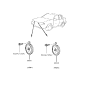 Diagram for Hyundai Excel Horn - 96620-21000