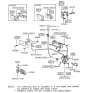 Diagram for 1994 Hyundai Excel Door Latch Cable - 81371-24500