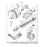 Diagram for 1990 Hyundai Scoupe Automatic Transmission Overhaul Kit - 45010-36A00