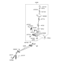Diagram for Hyundai Elantra Automatic Transmission Shift Levers - 43700-3X300-RY