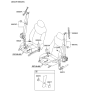 Diagram for 2013 Hyundai Elantra Seat Belt - 88820-3X500-TX