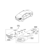 Diagram for 2013 Hyundai Elantra Back Up Light - 92402-3X050