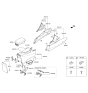 Diagram for 2012 Hyundai Elantra Armrest - 84660-3X050-RY