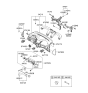 Diagram for 2011 Hyundai Elantra Glove Box - 84510-3X100-RAS