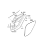 Diagram for 2011 Hyundai Elantra Door Seal - 83110-3X000