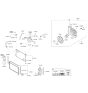 Diagram for Hyundai Elantra GT Air Deflector - 29134-3X000