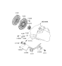 Diagram for Hyundai Clutch Disc - 41100-32100