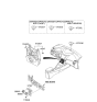 Diagram for 2012 Hyundai Elantra A/C Switch - 97250-3X142-RA5