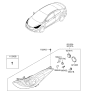 Diagram for Hyundai Elantra Headlight - 92101-3X050