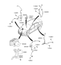 Diagram for 2012 Hyundai Elantra ABS Sensor - 59910-3X350