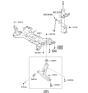 Diagram for 2012 Hyundai Elantra Control Arm - 54500-3X700