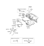 Diagram for 2013 Hyundai Elantra Steering Column Cover - 84852-3X000-HZ