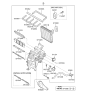 Diagram for 2013 Hyundai Elantra Evaporator - 97139-3X000