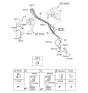 Diagram for Hyundai Elantra Brake Line - 58731-A5000