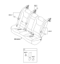 Diagram for 2011 Hyundai Elantra Seat Belt - 89810-3X500-RY