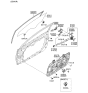 Diagram for Hyundai Elantra Door Lock - 81310-3X030