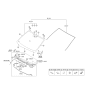 Diagram for 2011 Hyundai Elantra Windshield Washer Nozzle - 98630-3X000