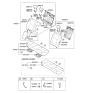 Diagram for 2013 Hyundai Elantra Armrest - 89900-3X010-PBK