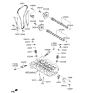 Diagram for Hyundai Timing Chain - 24321-2E000