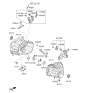 Diagram for 2014 Hyundai Elantra GT Engine Mount Torque Strut - 43176-32051