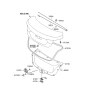 Diagram for Hyundai Tailgate Lock Actuator Motor - 81230-3X010