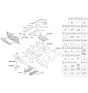 Diagram for 2012 Hyundai Elantra Dash Panels - 84120-3X000