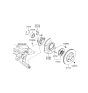 Diagram for 2011 Hyundai Veloster Wheel Hub - 51750-1P000