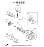 Diagram for 2013 Hyundai Elantra Piston Ring Set - 23040-2E050